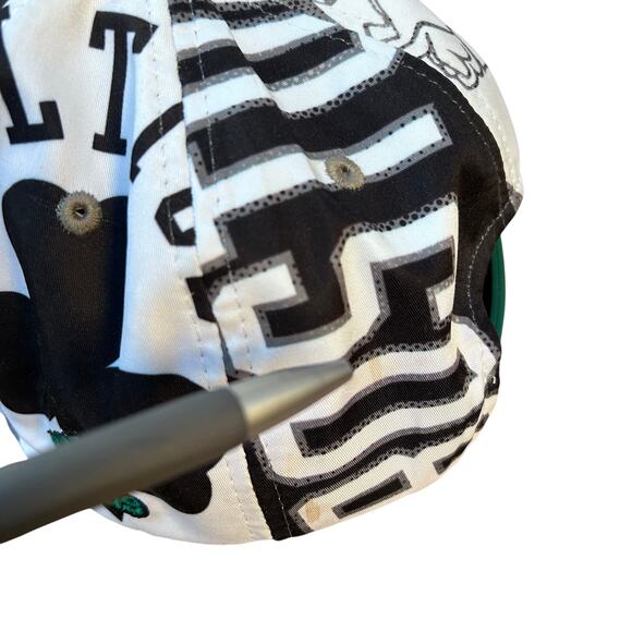 Boston Celtics baseball hat Adidas Lucky Clover patch graphics adjustable - Picture 8 of 11